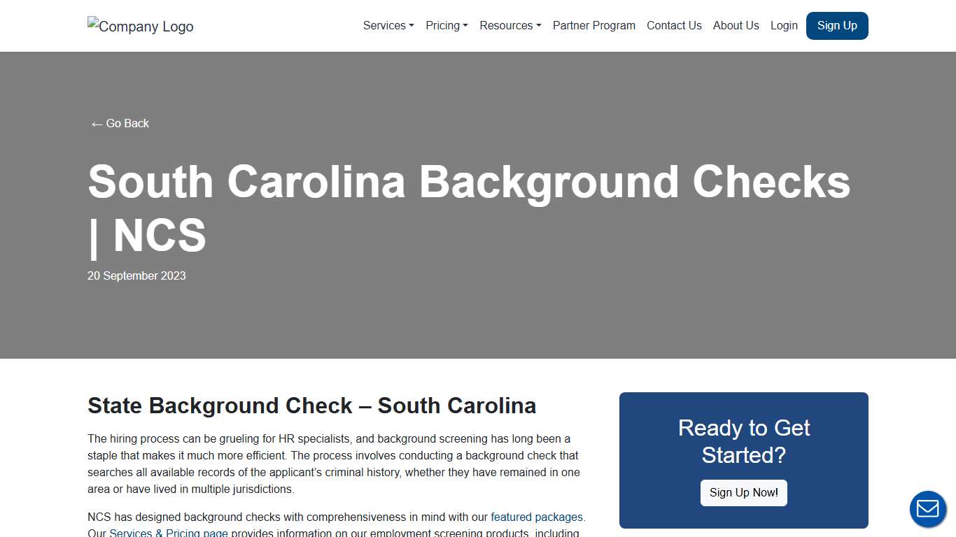 South Carolina Background Checks | NCS
